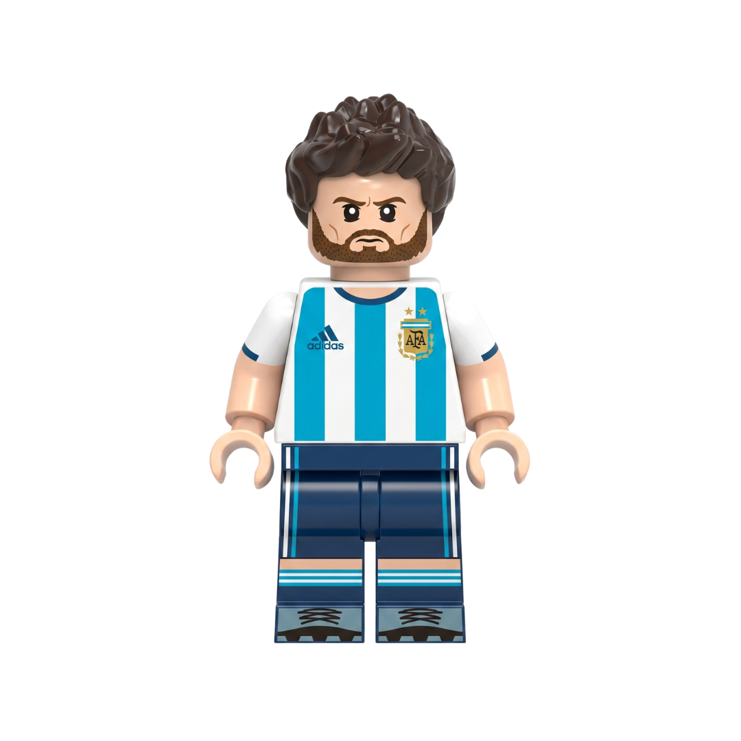 Minifigura Lionel Messi “El Rey de Qatar” – Selección Argentina Edition