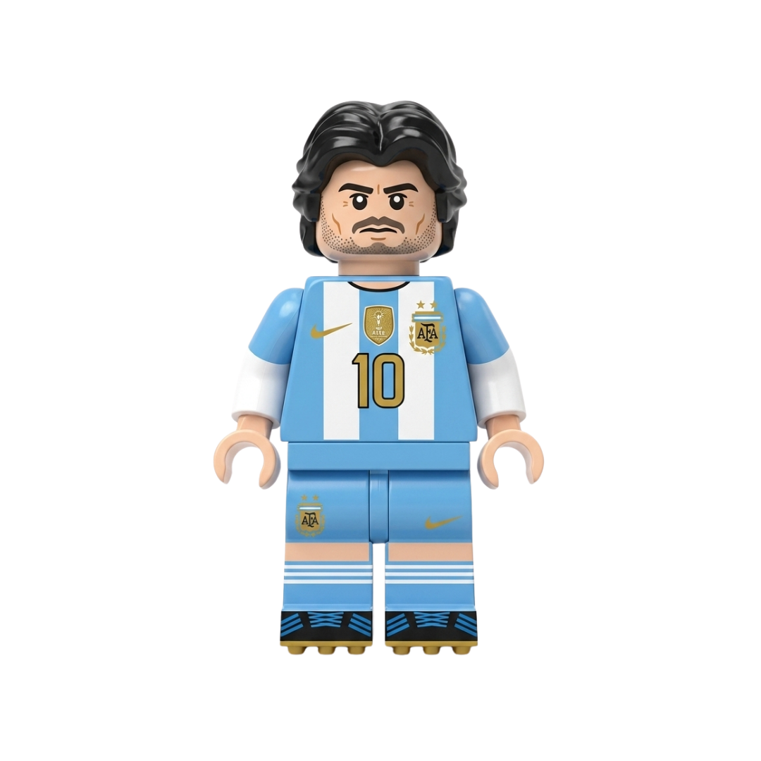 Minifigura Diego Maradona “El Pibe de Oro” – Argentina Leyenda Edition