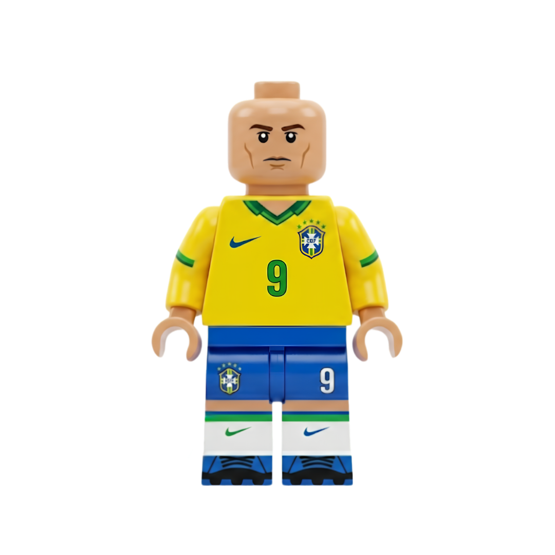 Minifigura Ronaldo Nazário “El Fenómeno” – Brasil 2002 Edition