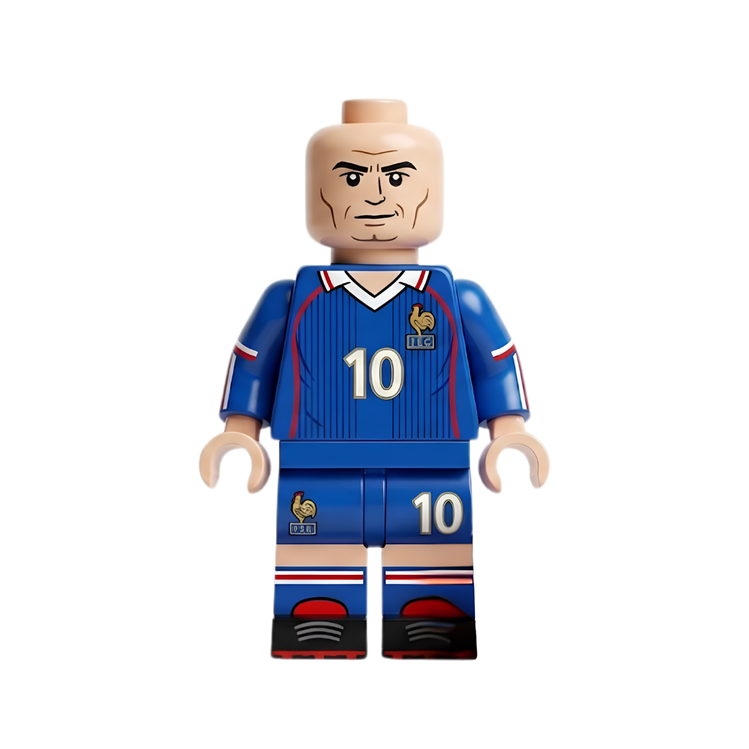Minifigura Zinedine Zidane “Zizou” – Francia Leyenda Edition