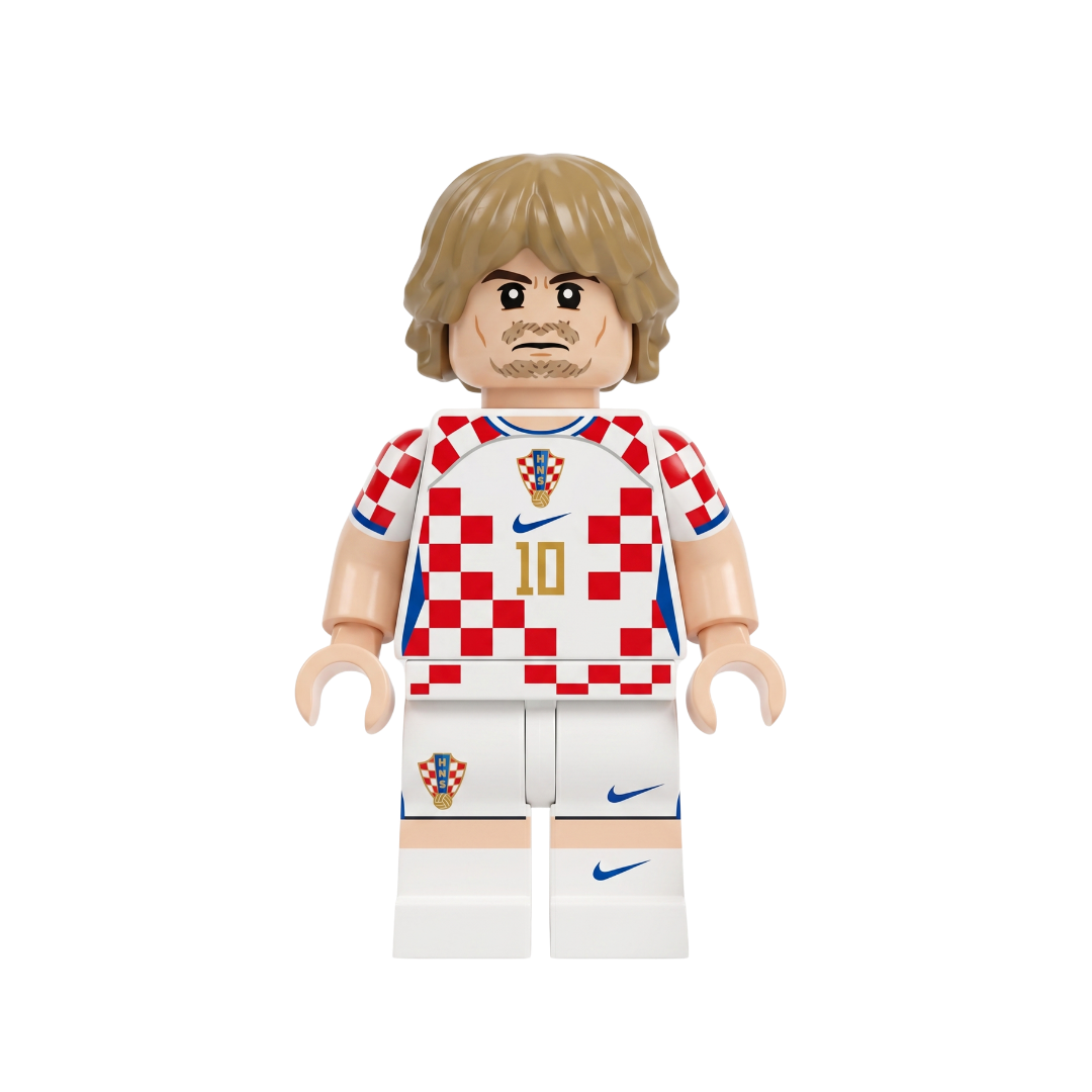 Minifigura Luka Modrić “El Maestro Croata” – Selección Croacia Edition
