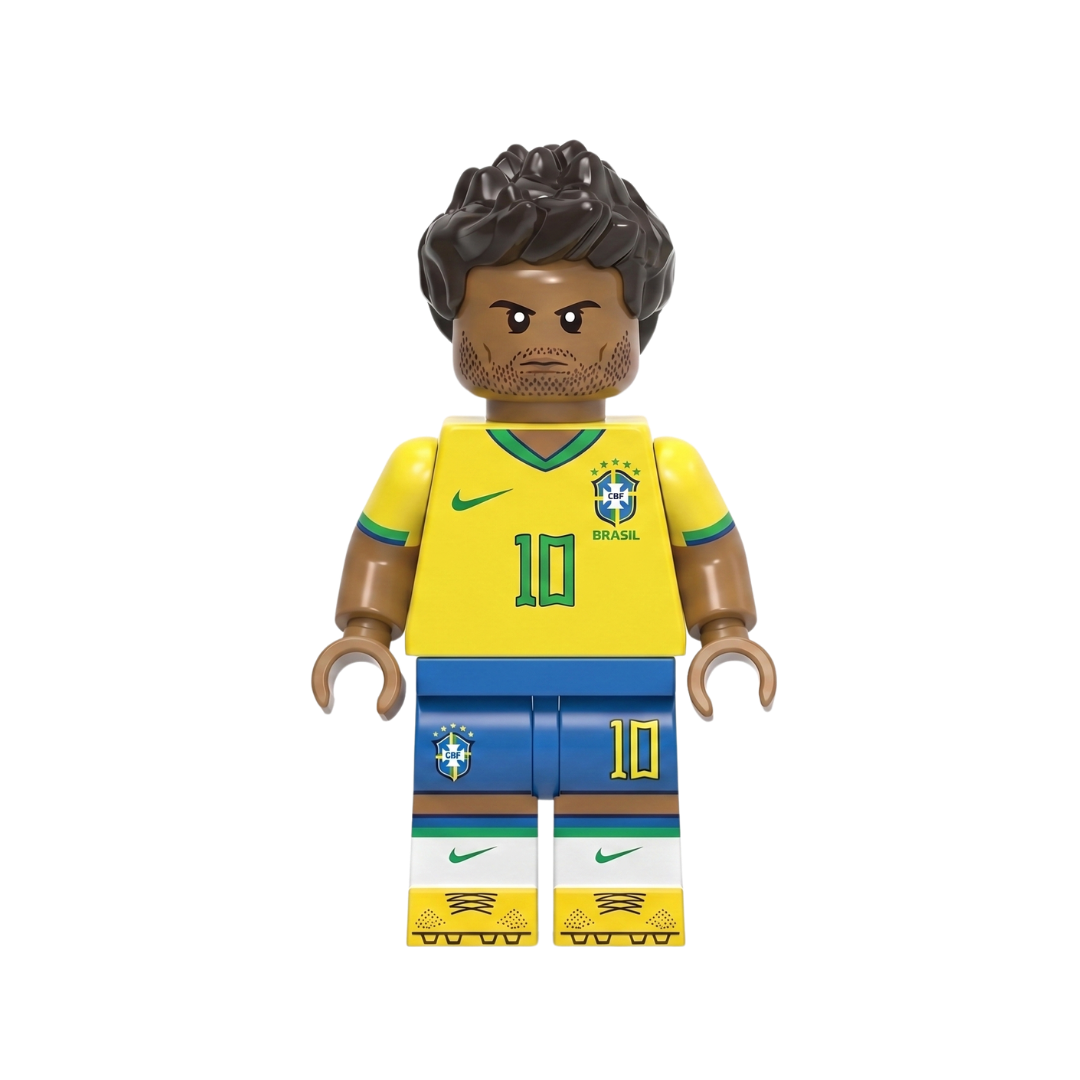 Minifigura Neymar Jr. “O Astro” – Selección Brasil Edition