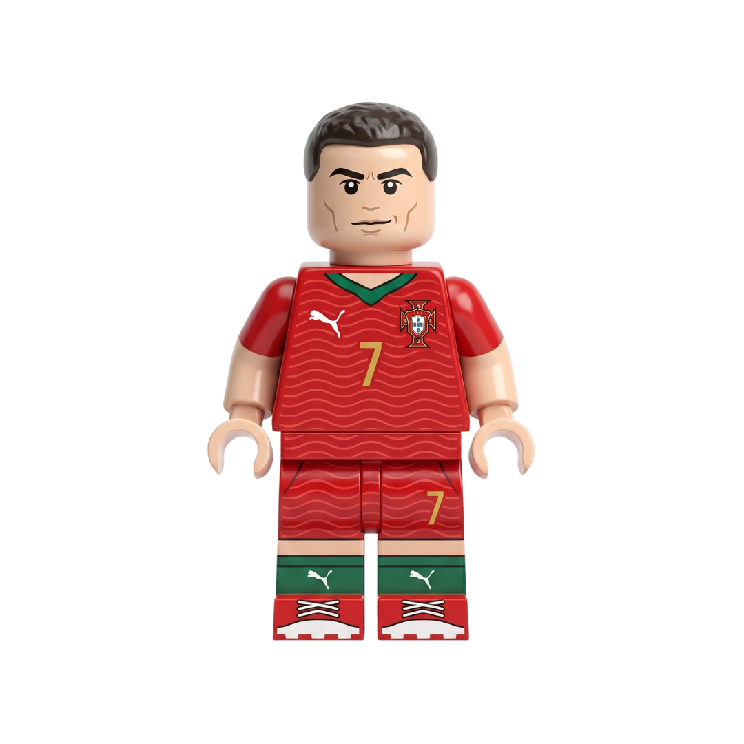 Minifigura Cristiano Ronaldo “CR7” – Selección Portugal Edition